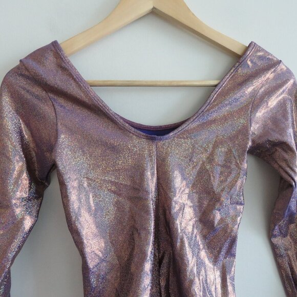 FREEDOM RAVE WEAR Athena New York Bodysuit in Pink Metallic Festival Size XS NWT - Picture 11 of 16